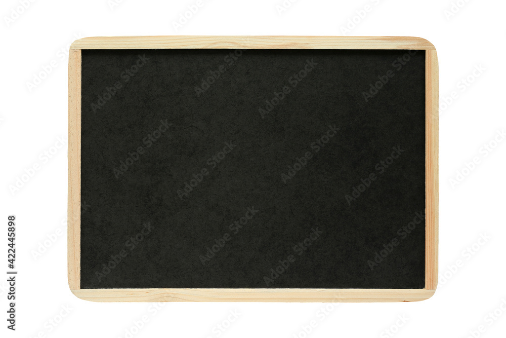 Empty blank black chalkboard isolated on white background. Blackboard texture - clipping path Empty blank black chalkboard isolated on white background. Blackboard texture - clipping path