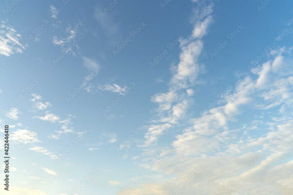 Beautiful clouds and blue sky. Soft sky with soft clouds background. Beautiful clouds and blue sky. Soft sky with soft clouds background.
