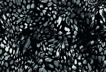 Acrylglasbilder Tierfellmuster Abstraktes Animal Print Muster  © TT3 Design