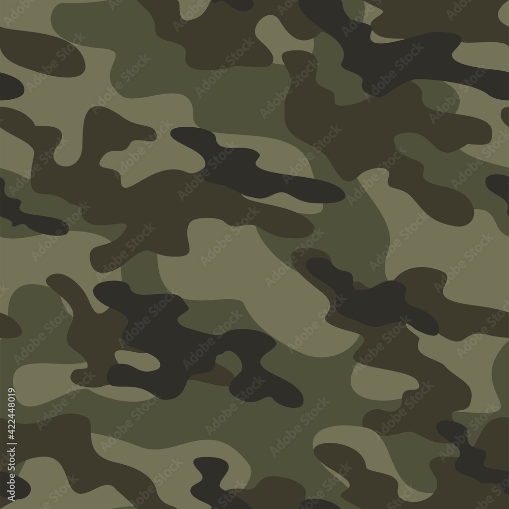 green Texture army camouflage seamless pattern. Military forest background. Ornament. Vector illustration. green Texture army camouflage seamless pattern. Military forest background. Ornament. Vector illustration.