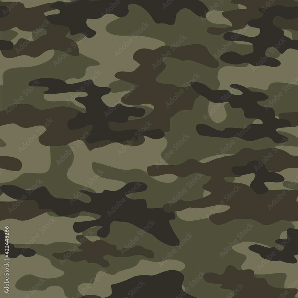 Fototapeta premium military camouflage vector seamless pattern