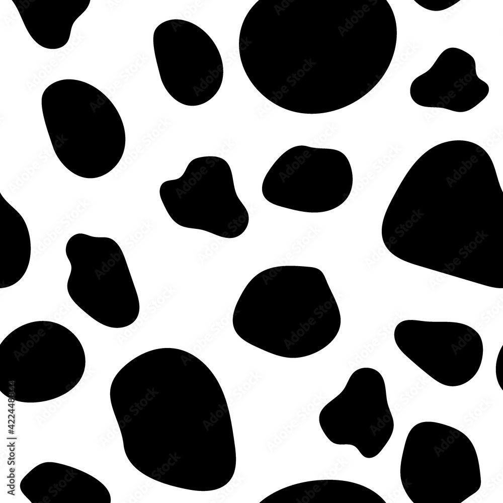 Irregular blob, seamless pattern of abstract organic shapes. Abstract ...