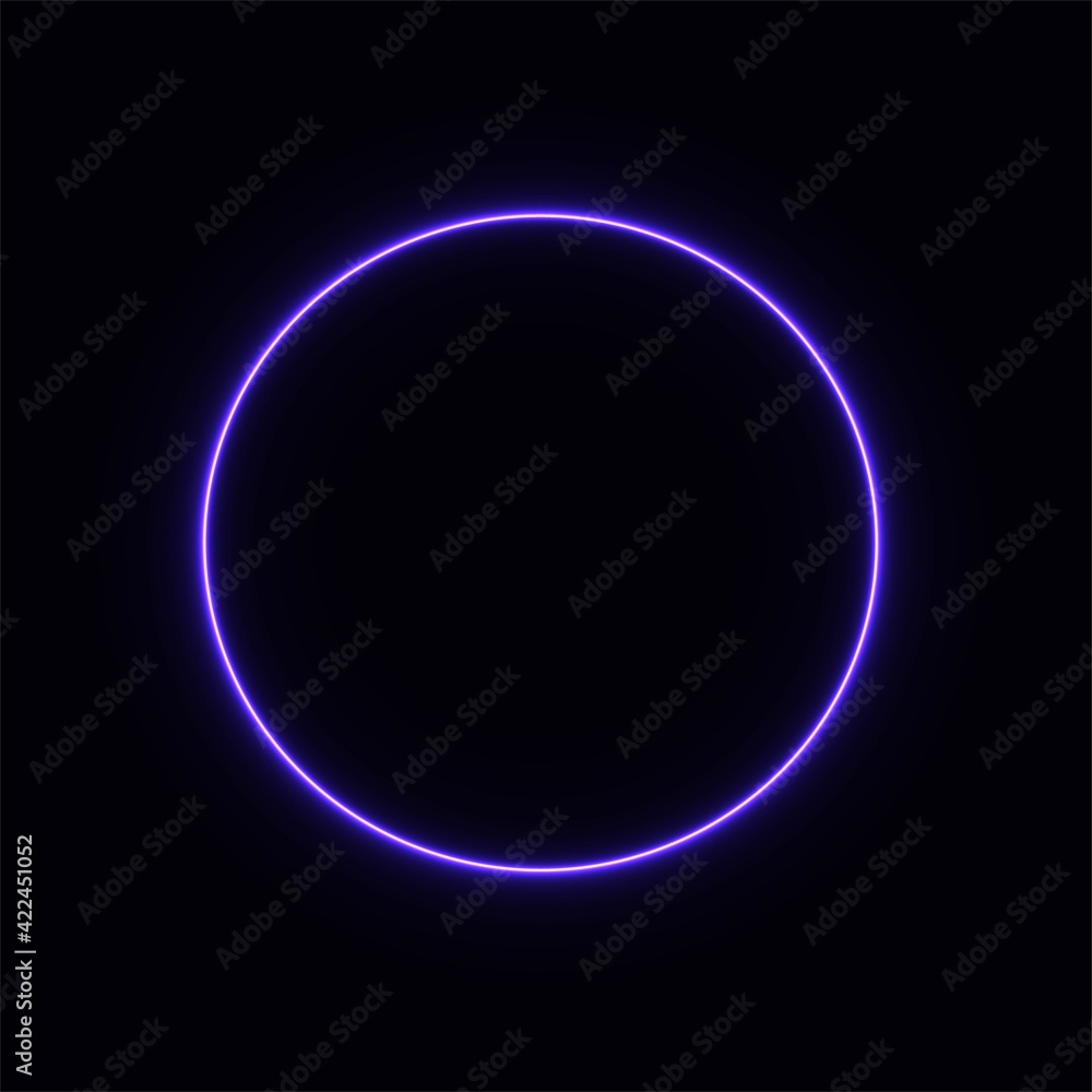 abstract neon circle glowing in the dark. design element for poster, banner, advertisement, print. Vector graphics. neon illustration. glowing circle. abstract neon circle glowing in the dark. design element for poster, banner, advertisement, print. Vector graphics. neon illustration. glowing circle.