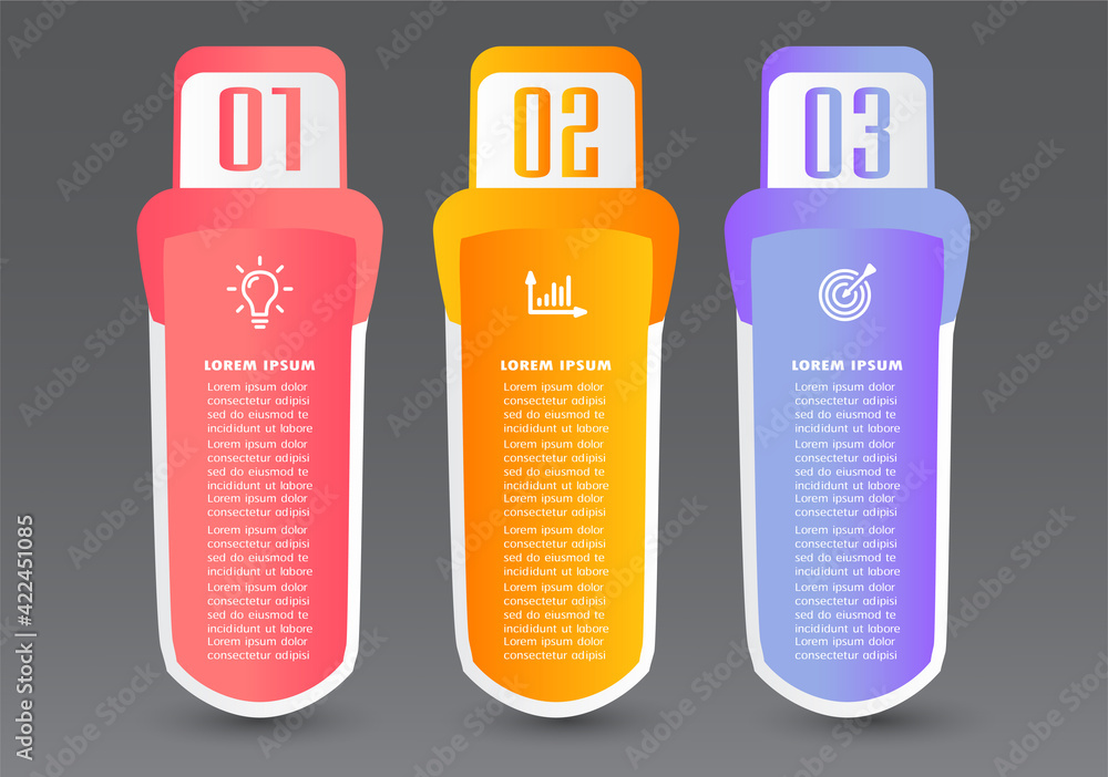 modern text box template, banner Infographics modern text box template, banner Infographics