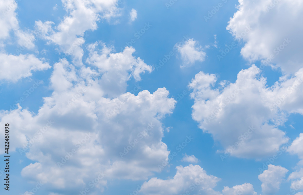 Fototapeta premium clear blue sky background,clouds with background.