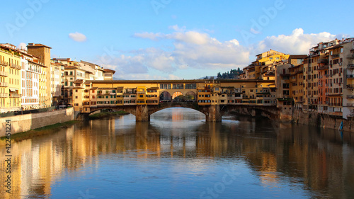 Puente viejo en Florencia Italia en Verano