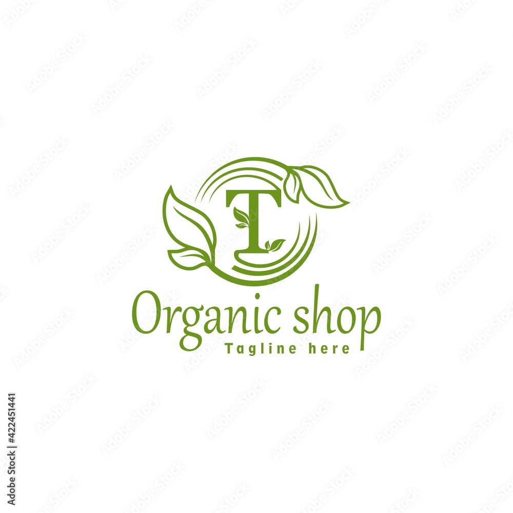 Obraz premium Alphabet template logo