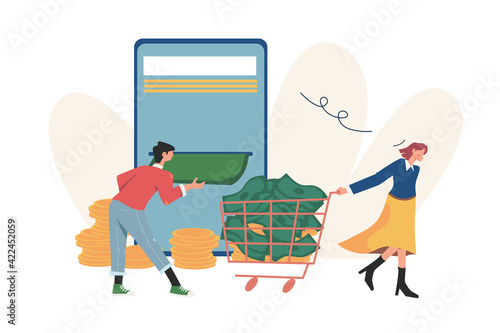 Oline financial payment transactions systems