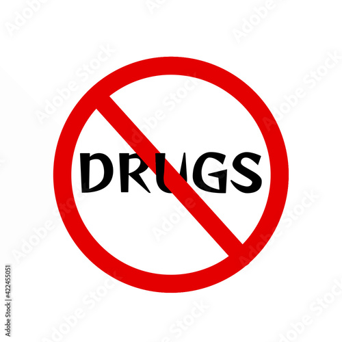 Free Download say no to drugs vector design template illustration - GFXLoad
