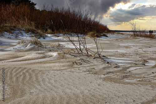 After windy days by the sea