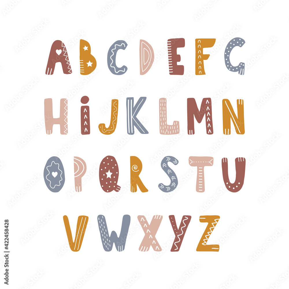 cute alphabet clipart