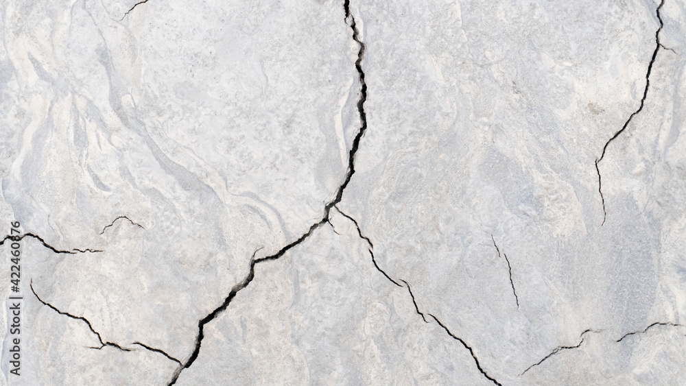 Obraz premium dry river valley like marble