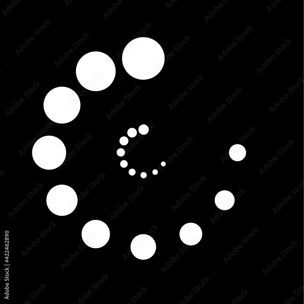 Halftone dots in circle form. round logo . vector dotted frame . design element Halftone dots in circle form. round logo . vector dotted frame . design element
