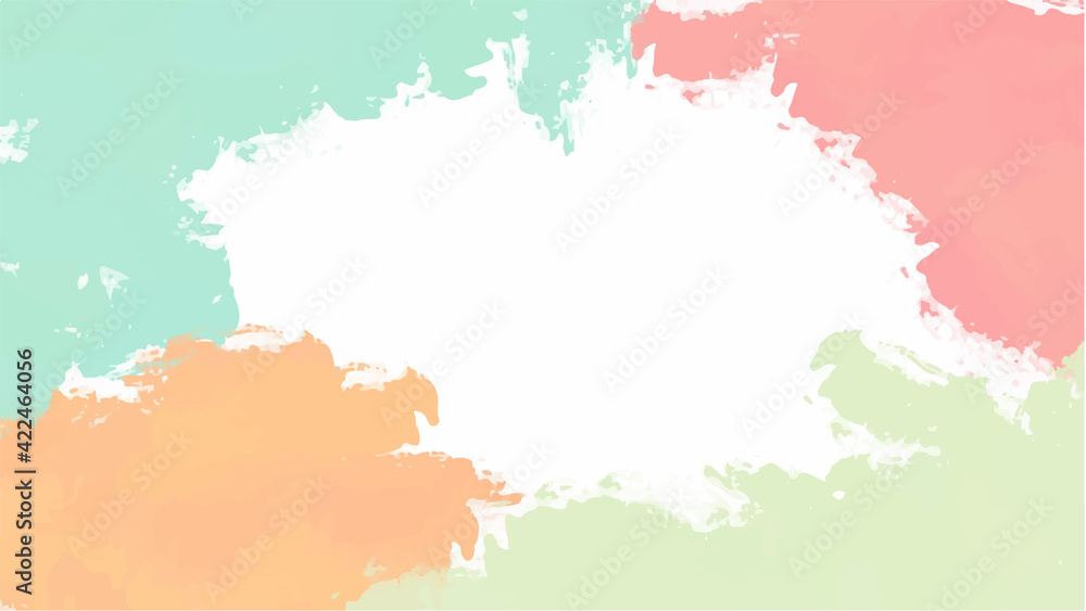 Obraz premium soft Colorful watercolor background for your design, watercolor background concept, vector.