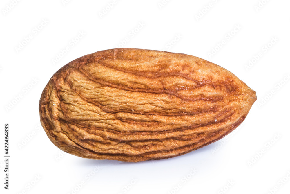 clipping path almond isolated on white background clipping path almond isolated on white background