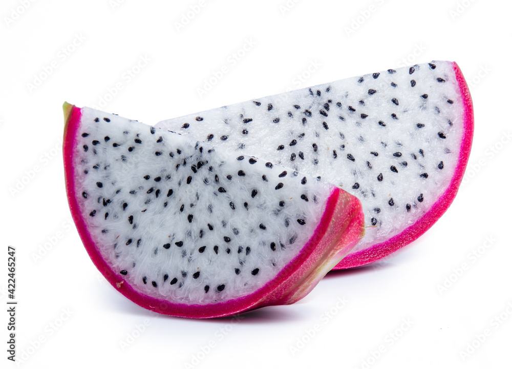 dragon fruit isolated on white background dragon fruit isolated on white background
