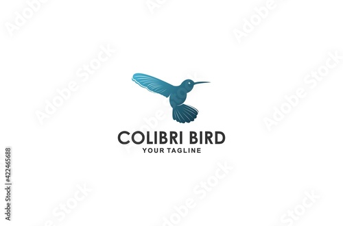 colibri logo in white ackground