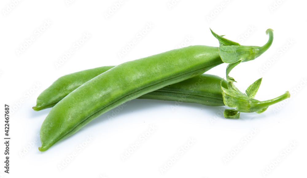 green pea vegetable bean isolated on white background green pea vegetable bean isolated on white background
