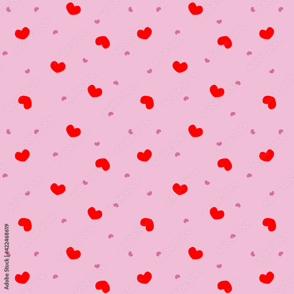 Fototapeta pattern with hearts