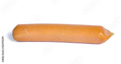 sausage raw isolated on white background