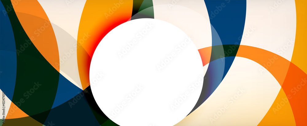 Ring geometric shapes, o letter repetition wallpaper. Abstract background for business or technology presentations, internet posters or web brochure covers Ring geometric shapes, o letter repetition wallpaper. Abstract background for business or technology presentations, internet posters or web brochure covers