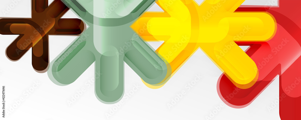 Abstract glossy crosses background for business or technology presentations, internet posters or web brochure covers Abstract glossy crosses background for business or technology presentations, internet posters or web brochure covers