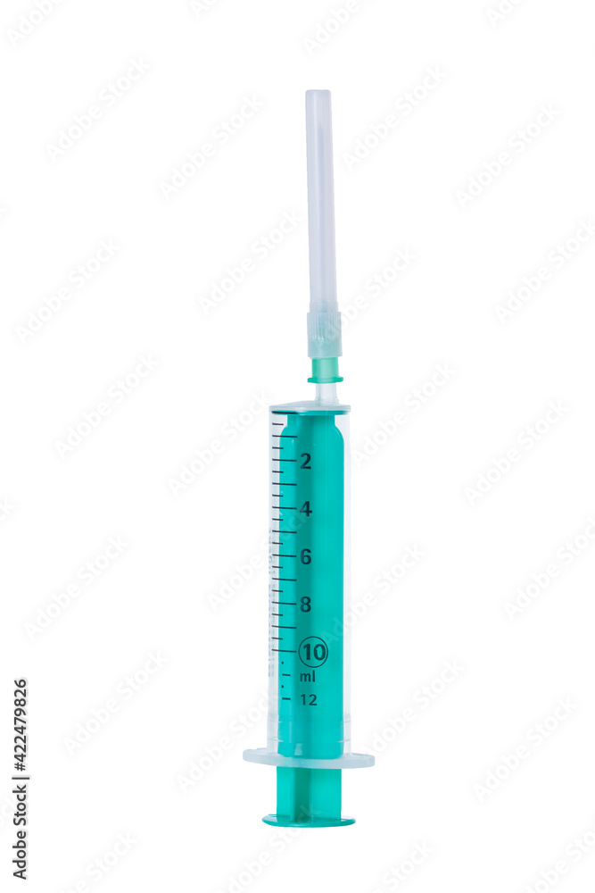 syringe isolated on white syringe isolated on white