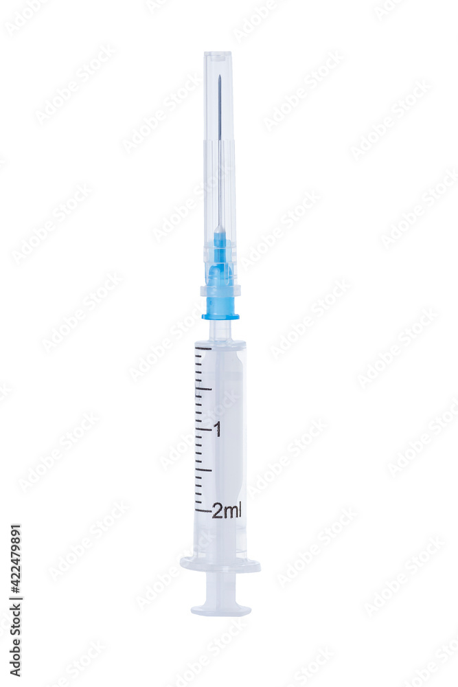 syringe isolated on white syringe isolated on white