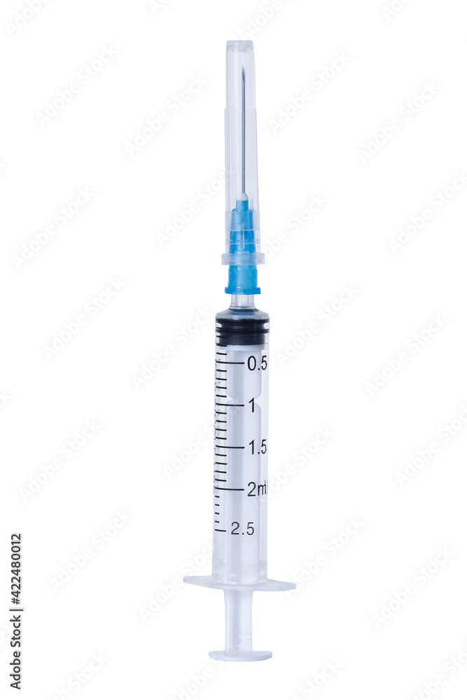 syringe isolated on white syringe isolated on white