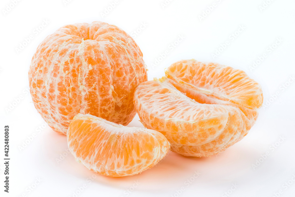 The oranges isolated on white background The oranges isolated on white background