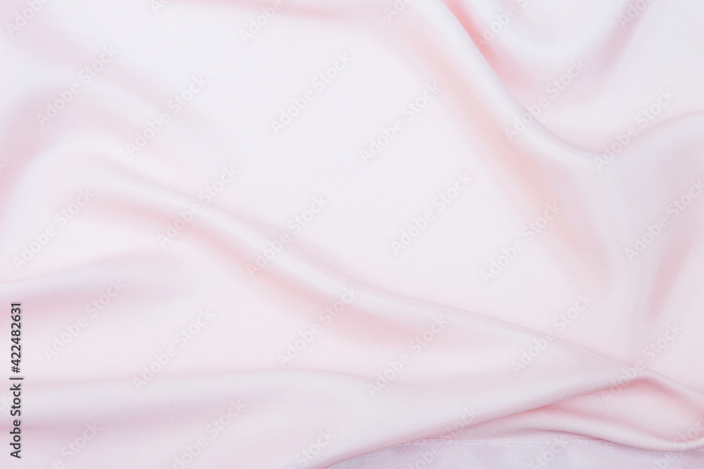Obraz premium Abstract pink fabric texture background, silky pink fabric background