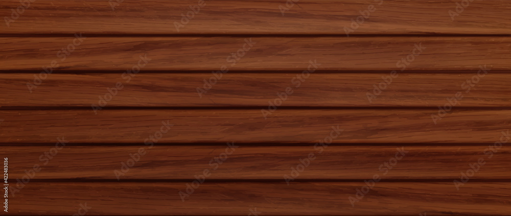 Obraz premium Wooden background, texture of brown wood planks
