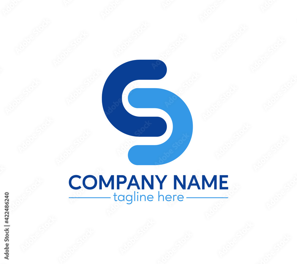 S letter logo of brand identity, company and business logo. S letter logo of brand identity, company and business logo.