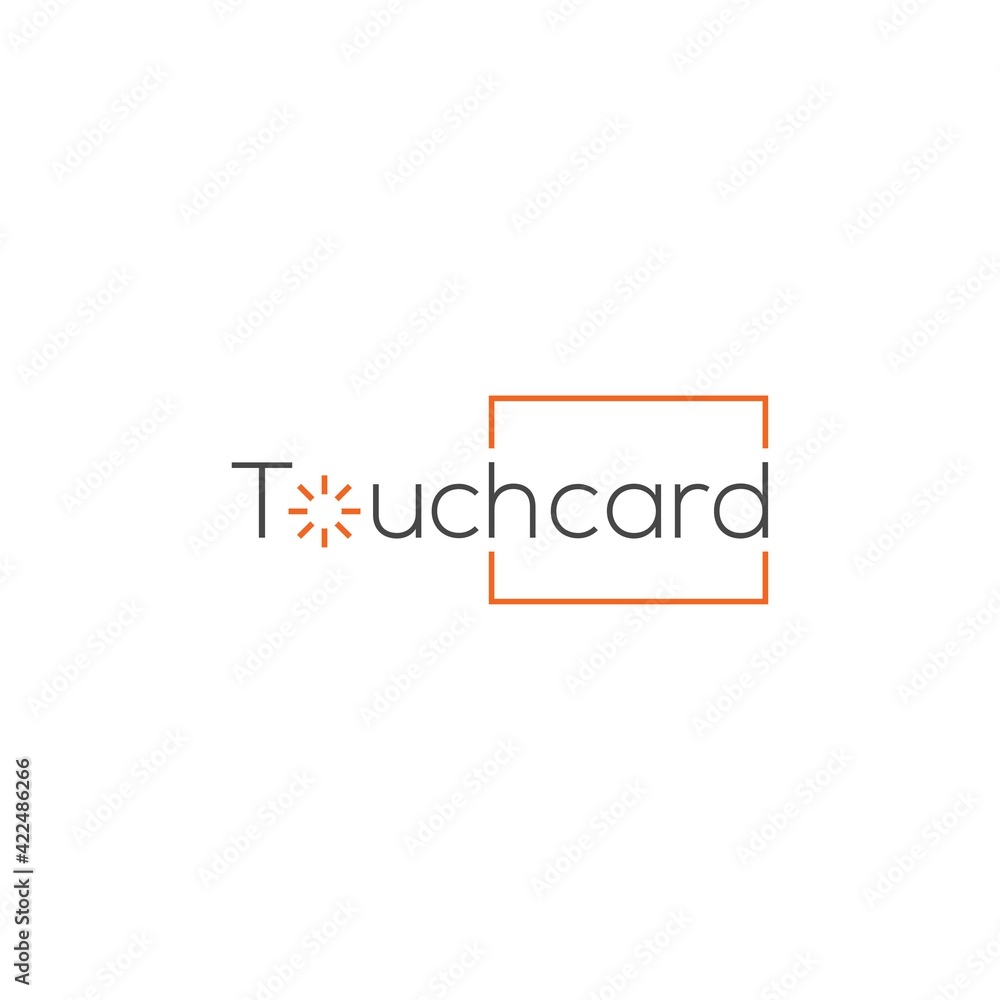 Modern and cool touch card logos are perfect for digital payment logos 6 Modern and cool touch card logos are perfect for digital payment logos 6
