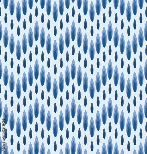 Japanese Tribal Zigzag Vector Seamless Pattern