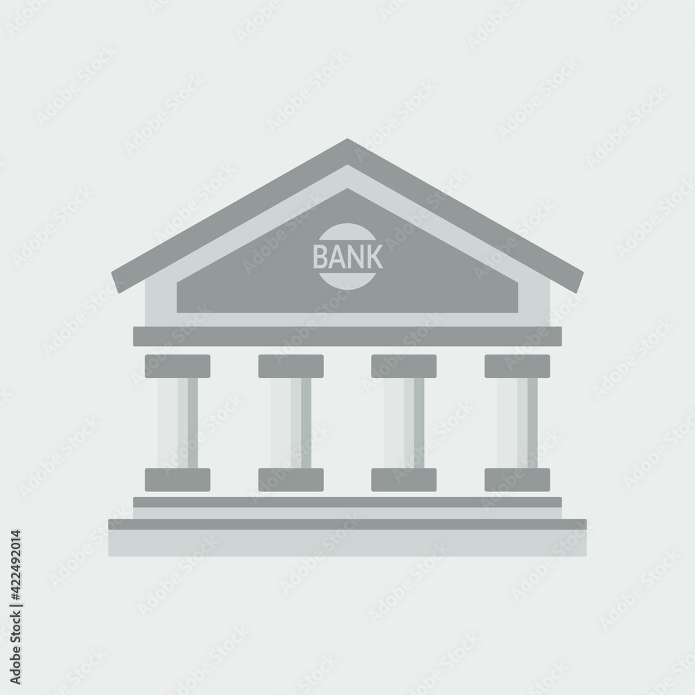 Vector illustration of a bank. Suitable for world bank day posters, commerce, investment, coin posters, credit cards, wallets, symbols. Vector illustration of a bank. Suitable for world bank day posters, commerce, investment, coin posters, credit cards, wallets, symbols.