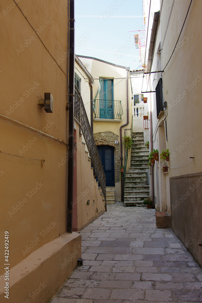 Termoli - Molise - A characteristic alley of the ancient village.