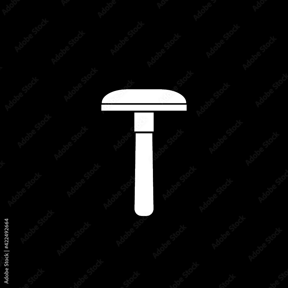 Shaving razor icon isolated on dark background Shaving razor icon isolated on dark background
