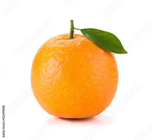 The orange isolated on white background