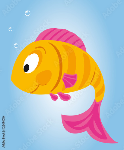 POISSON ATTENTIF A L'ECOUTE