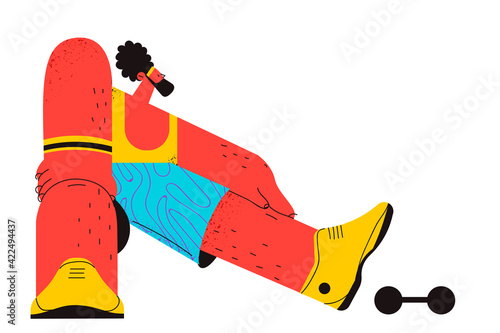 Active lifestyle, workout, sport concept