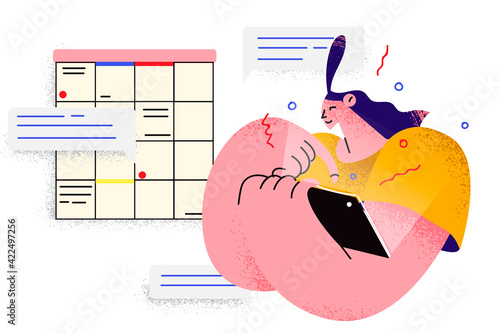 Planning, time management, schedule concept