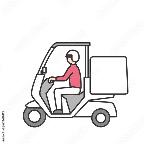 デリバリーのイラスト