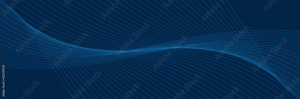 Modern blue wave background Modern blue wave background