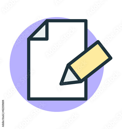 Writing Vector Icon