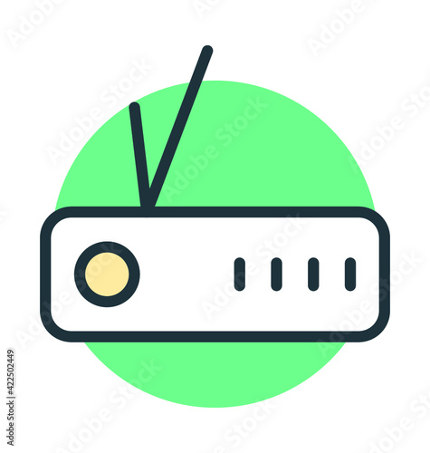 Internet Modem Vector Icon