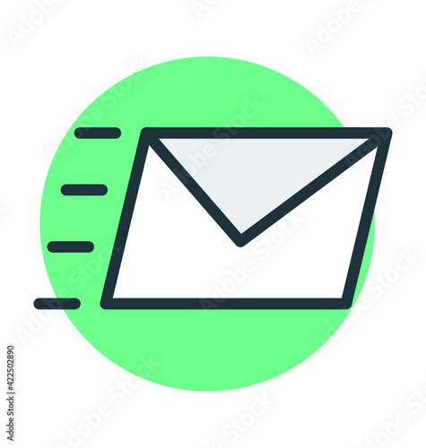 Sending Mail Vector Icon