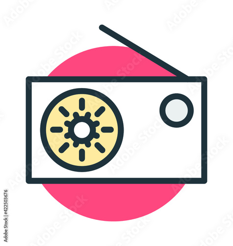 Radio Vector Icon