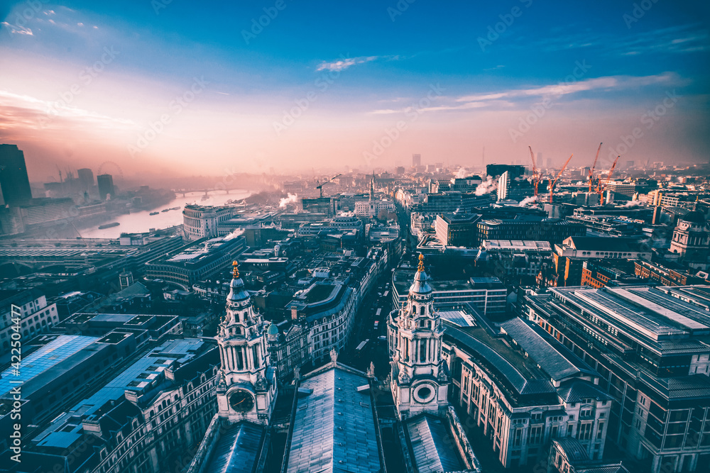 Obraz premium Rooftop view of London