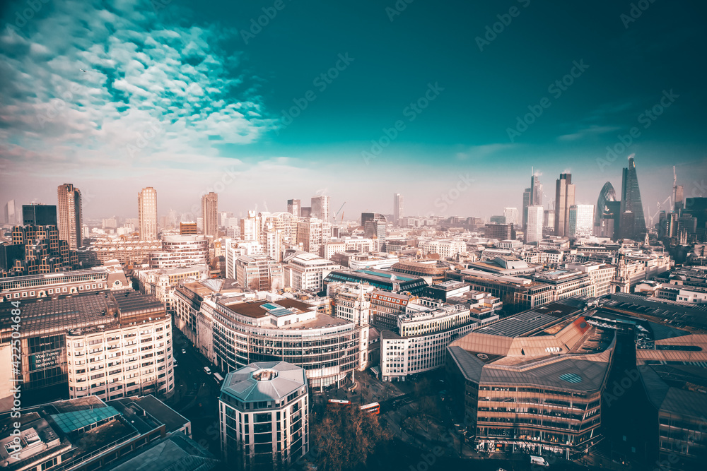 Obraz premium Rooftop view of London